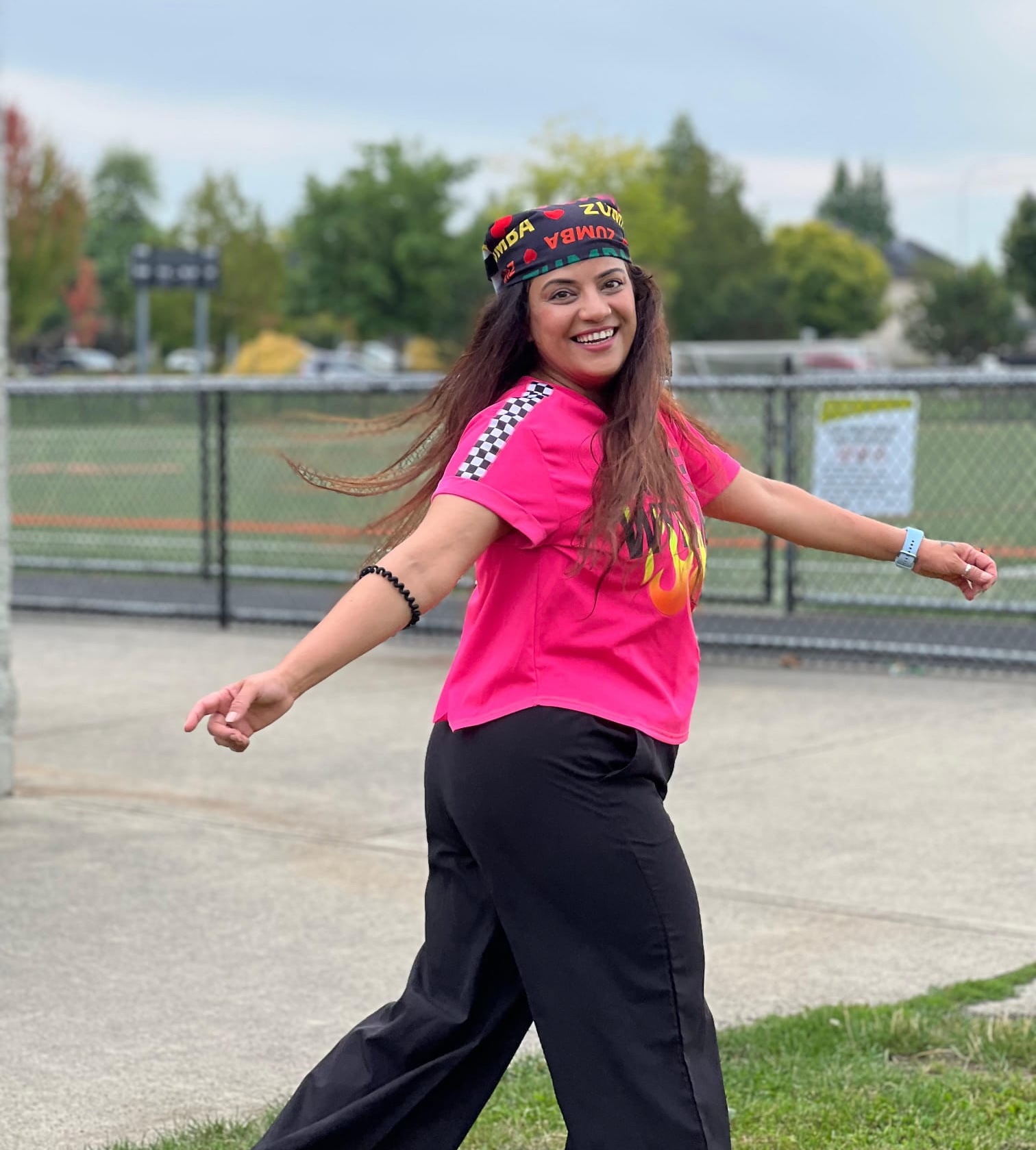 Gopika - Dance Fitness Instructor in action